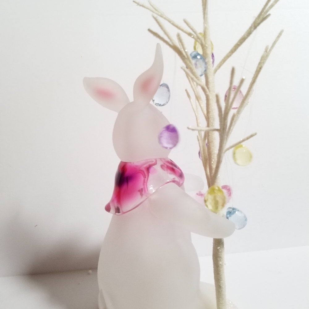 Easter Bunny Tree w/Glass Eggs - Picture 4 of 8